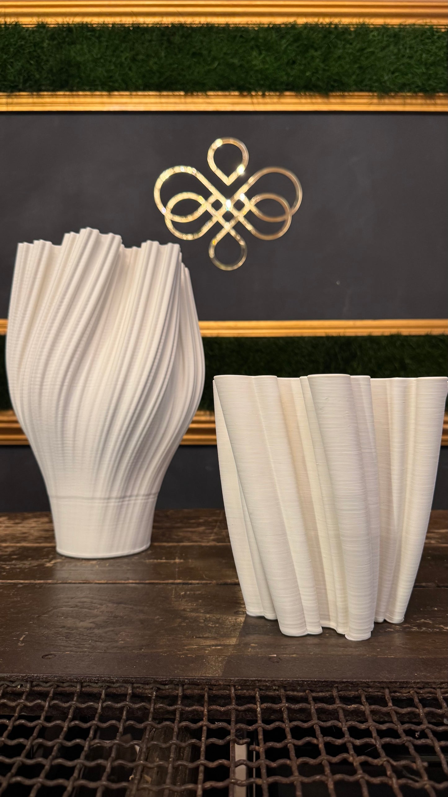 VASO CERAMICA 3D BIANCO grande