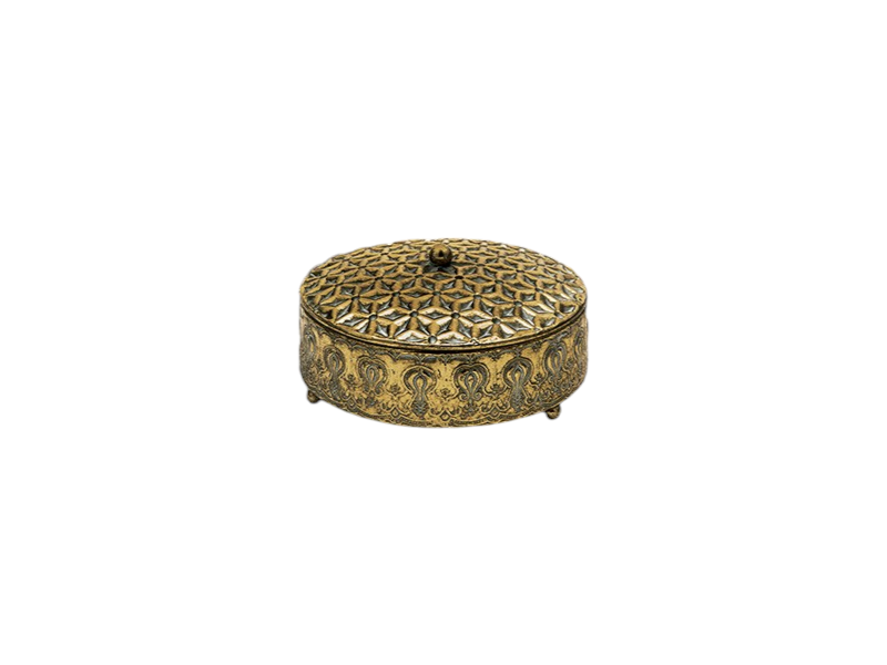 COFANETTO LATTA DARK GOLD CM19X19X10