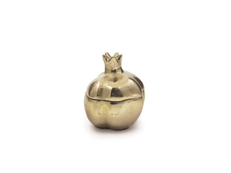 COFANETTO ALLUMINIO MELOGRANO CM11X11X12 ORO