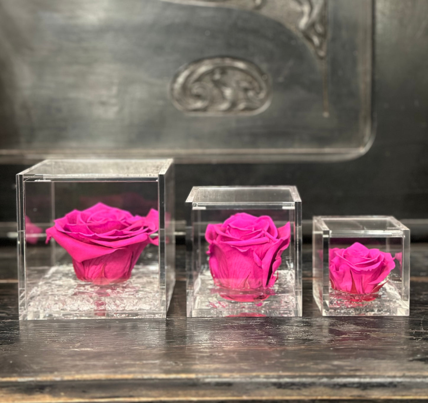 FLOWERCUBE SPECIAL ED. ROSA+PACKAGING FUCSIA