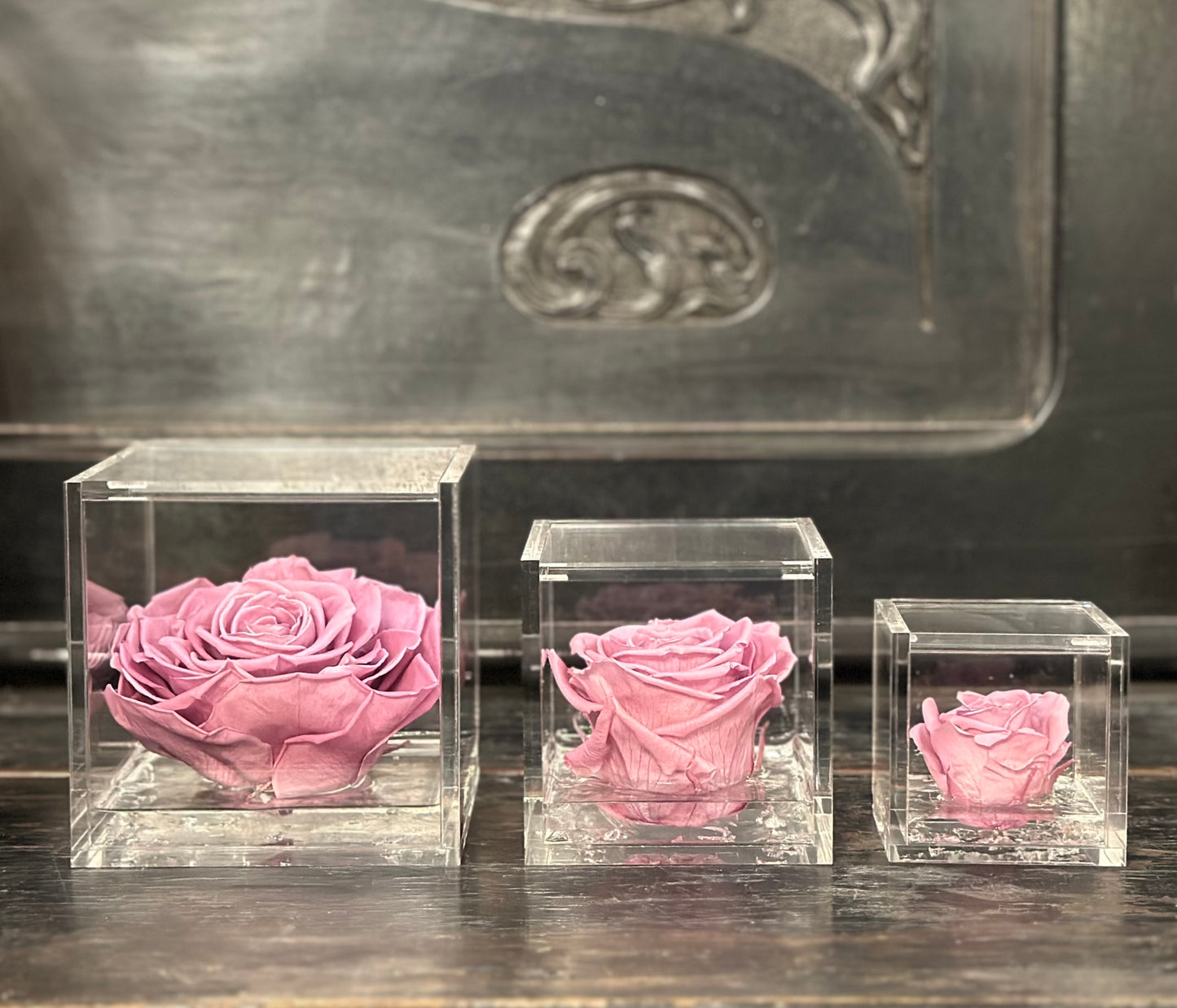 FLOWERCUBE SPECIAL ED. ROSA + PACKAGING LILLA