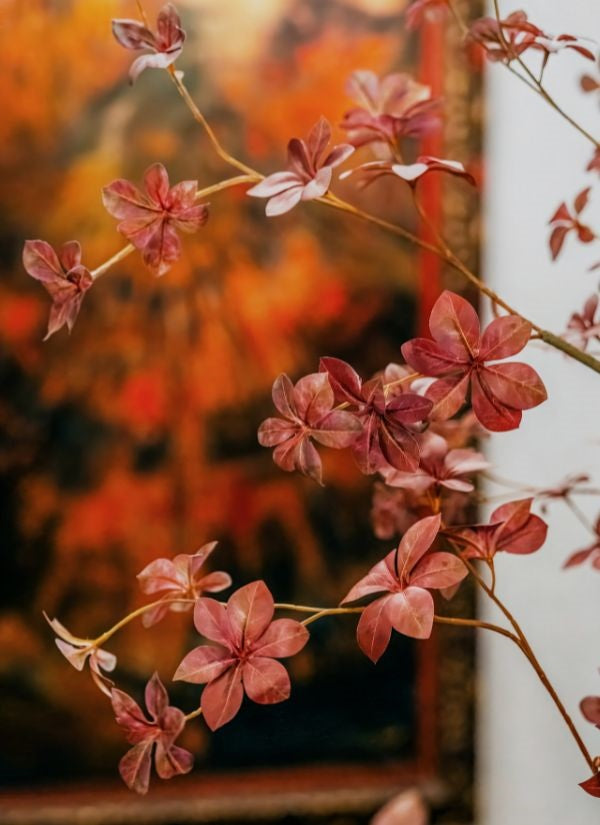 🌿 Albero artificiale Tropaeolum burgundy – 270 cm