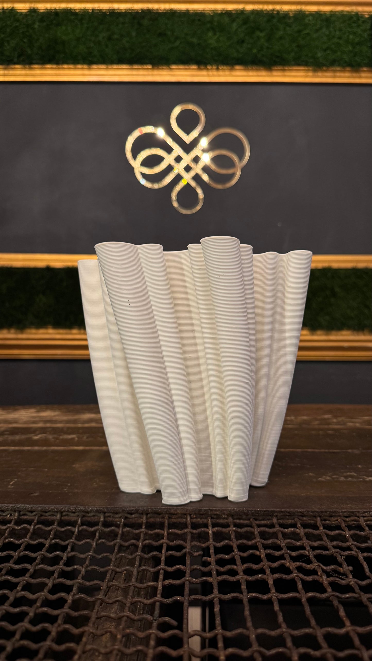 VASO CERAMICA 3D BIANCO piccolo